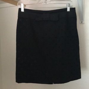 Black Loft pencil skirt